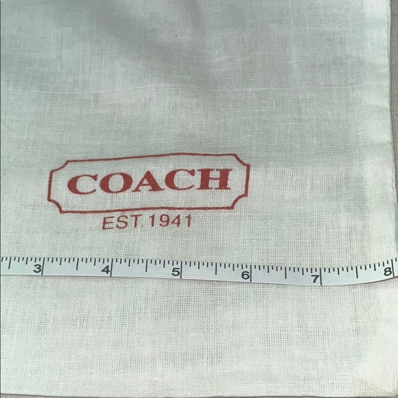 Coach Style White Dust Bag - Picture 4 of 7